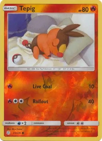 Cosmic Eclipse Tepig #31/236 reverse holo